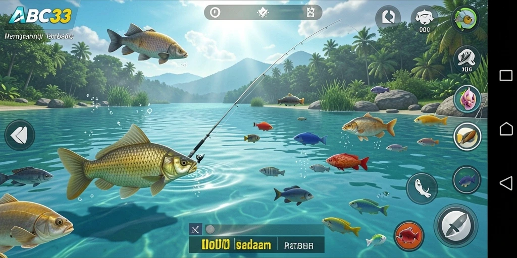 Tangkapan ikan besar dengan grafis menawan dalam gameplay ABC33.