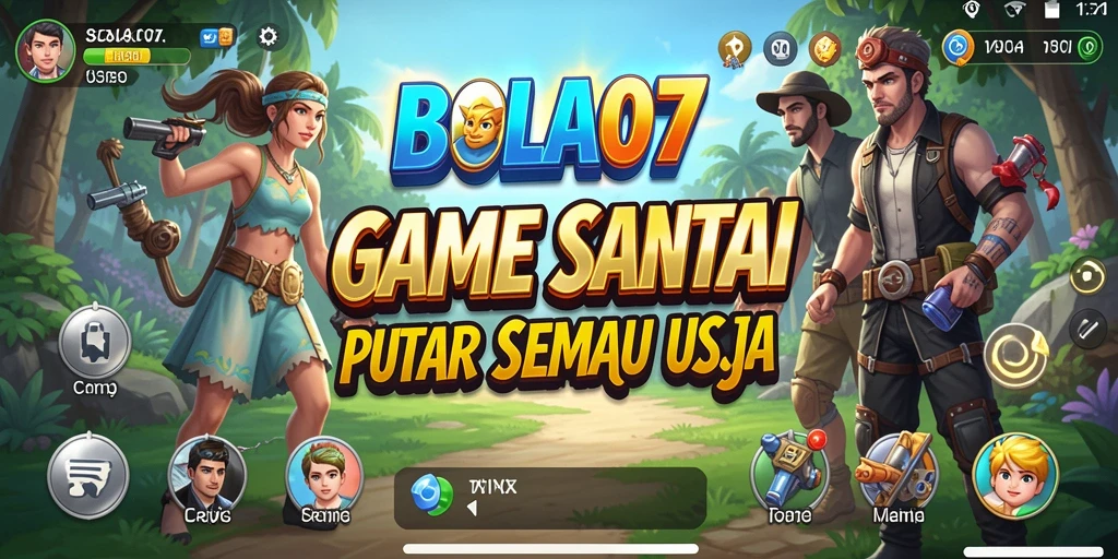 Screenshot gameplay BOLA07 menampilkan keseruan dan interaksi pemain.