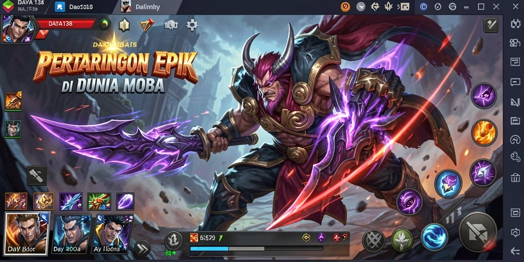 Gameplay MOBA yang seru dan mendebarkan dalam DAYA138.