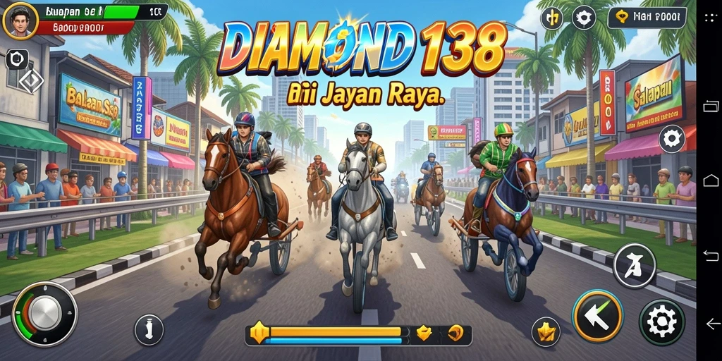 Gameplay seru balapan mobil di DIAMOND138.