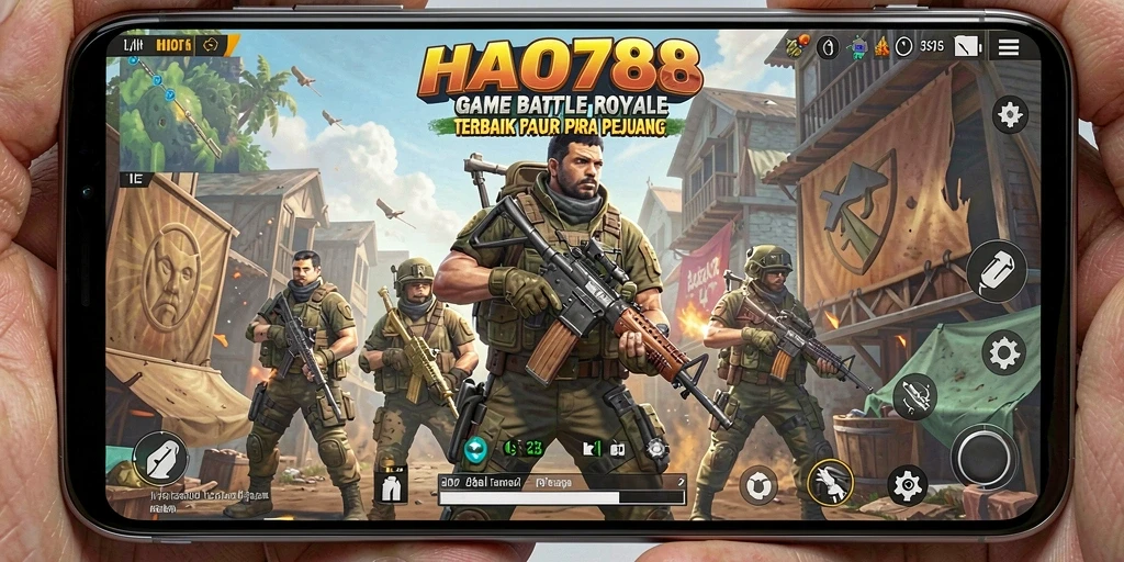 Tampilan gameplay mendebarkan dari HAO788 Battle Royale.