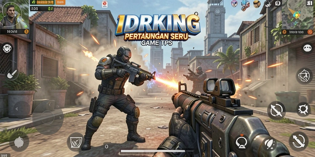 Tampilan gameplay seru dari IDRKING saat bertempur.