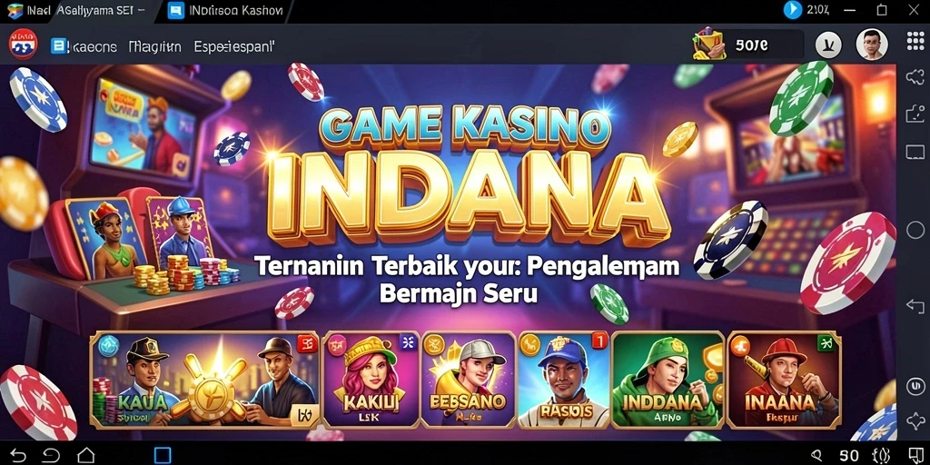 Tampilan gameplay seru di aplikasi Kasino INDAAA.