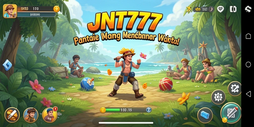 Tampilan gameplay <strong>JNT777</strong> yang penuh warna dan menarik.