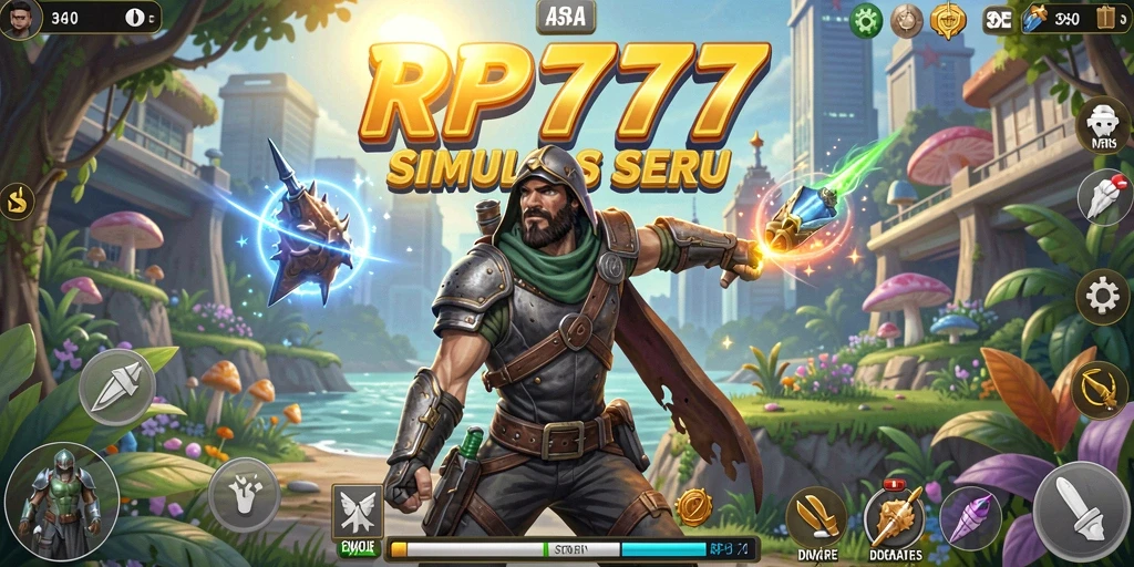 Tampilan gameplay RP777 yang menakjubkan dengan detail tinggi.