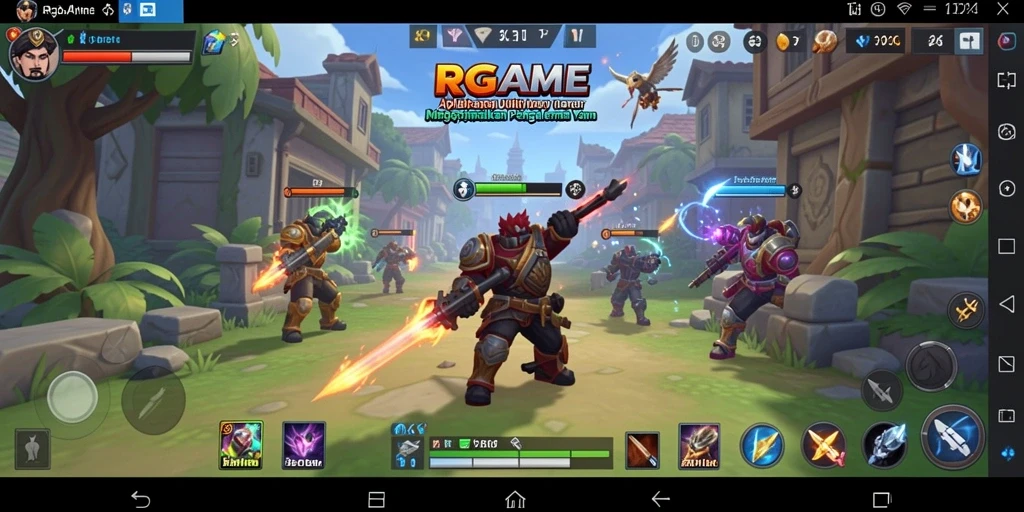 Tampilan antarmuka utama RPGAME dengan fitur utility yang lengkap.